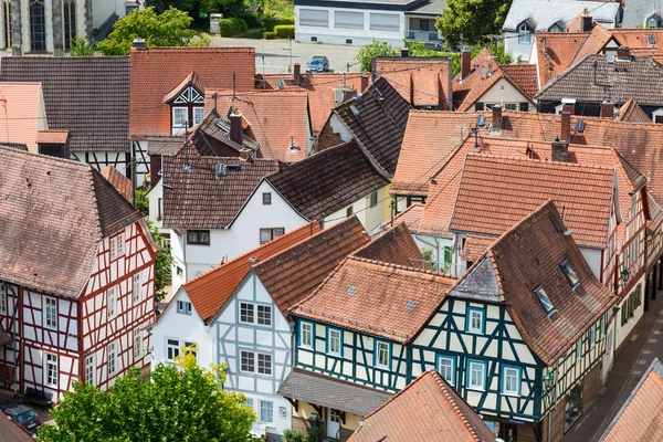 Kale Eppstein Görünümünden Eski Şehir Eppstein Almanya Için Frankfurt Yakınındaki — Stok fotoğraf