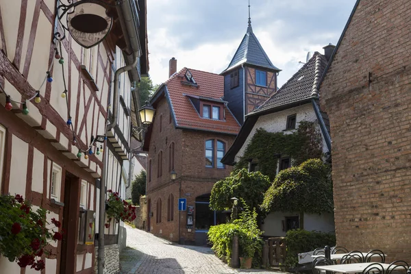 Antik Kenti Eppstein Almanya Sokak Eski Şehir Frankfurt Yakınındaki Tarihi — Stok fotoğraf