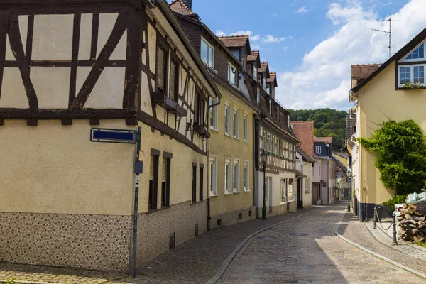 Starobylé Město Eppstein Hesensko Německo Historické Roubené Město Poblíž Frankfurtu — Stock fotografie