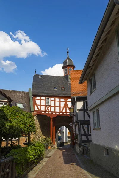 Staré Městečko Königstein Knigstein Taunus Hesensko Německo Historické Město Poblíž — Stock fotografie