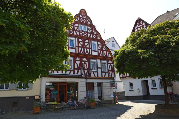 2018 Ókori Történelmi Város Diez Der Lahn Rajna Vidék Pfalz — Stock Fotó
