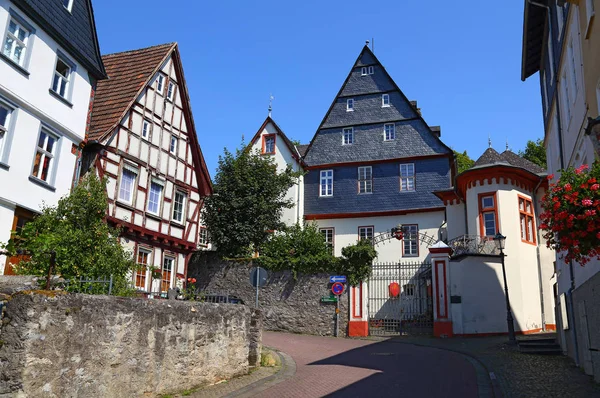 Oude Historische Stad Diez Der Lahn Rijnland Palts Duitsland Oude — Stockfoto