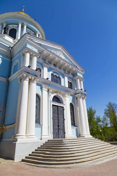 Starověké Spasitele katedrála Proměnění Páně. Město Sumy, Ukrajina — Stock fotografie