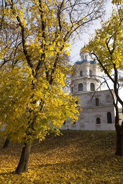 Chernihiv kolegium v historickém centru města Černihiv. Ukr — Stock fotografie