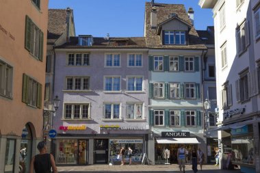 Winterthur, İsviçre'nin antient kasabası. Eski şehir