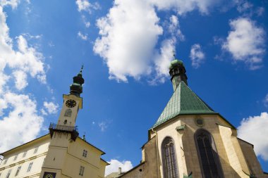 Banska Stiavnica, Slovakya şehrinde antik mimari