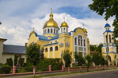 Ortodoks Ukraynalı kilise dışarıda. City Zhovkva, Lviv Bölgesi, Ingiltere