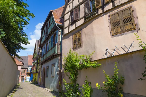 Ortaçağ köyü Kaysersberg. Alsace Şarap Rotası. Fransa. — Stok fotoğraf