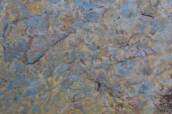 Surface Pierre Naturelle Texturée Grise Bleue Marron Roche Modèle Pierre — Photo