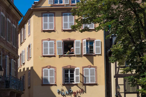 2019 Strasburg Alzacja Francji Europie Zabytkowe Budynki Starym Mieście Znany — Zdjęcie stockowe
