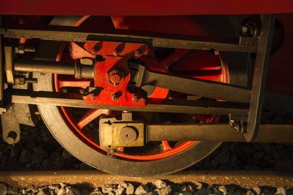 Foto Eines Zugausschnitts Mit Elektrischer Beleuchtung — Stockfoto