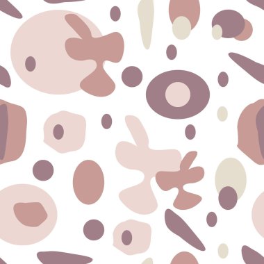  Kum ve bej tonlarında geometrik şekilli kusursuz desen. Tekstil, ambalaj, kart, arkaplan, pankart tasarımı.