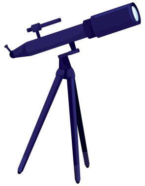 Tripod üzerindeki teleskop.