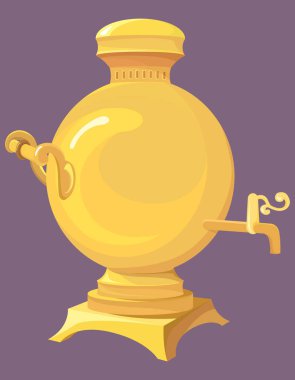 Rus altın semaveri.