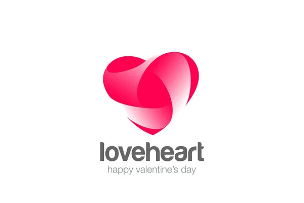 Plantilla Vector Diseño Heart Logo Love Cardiología Medical Symbol Logotype — Archivo Imágenes Vectoriales