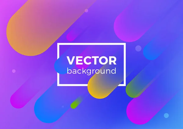 Geometrische Vloeiende Bewegingen Van Abstract Vector Achtergrond Poster Banner Ontwerp — Stockvector