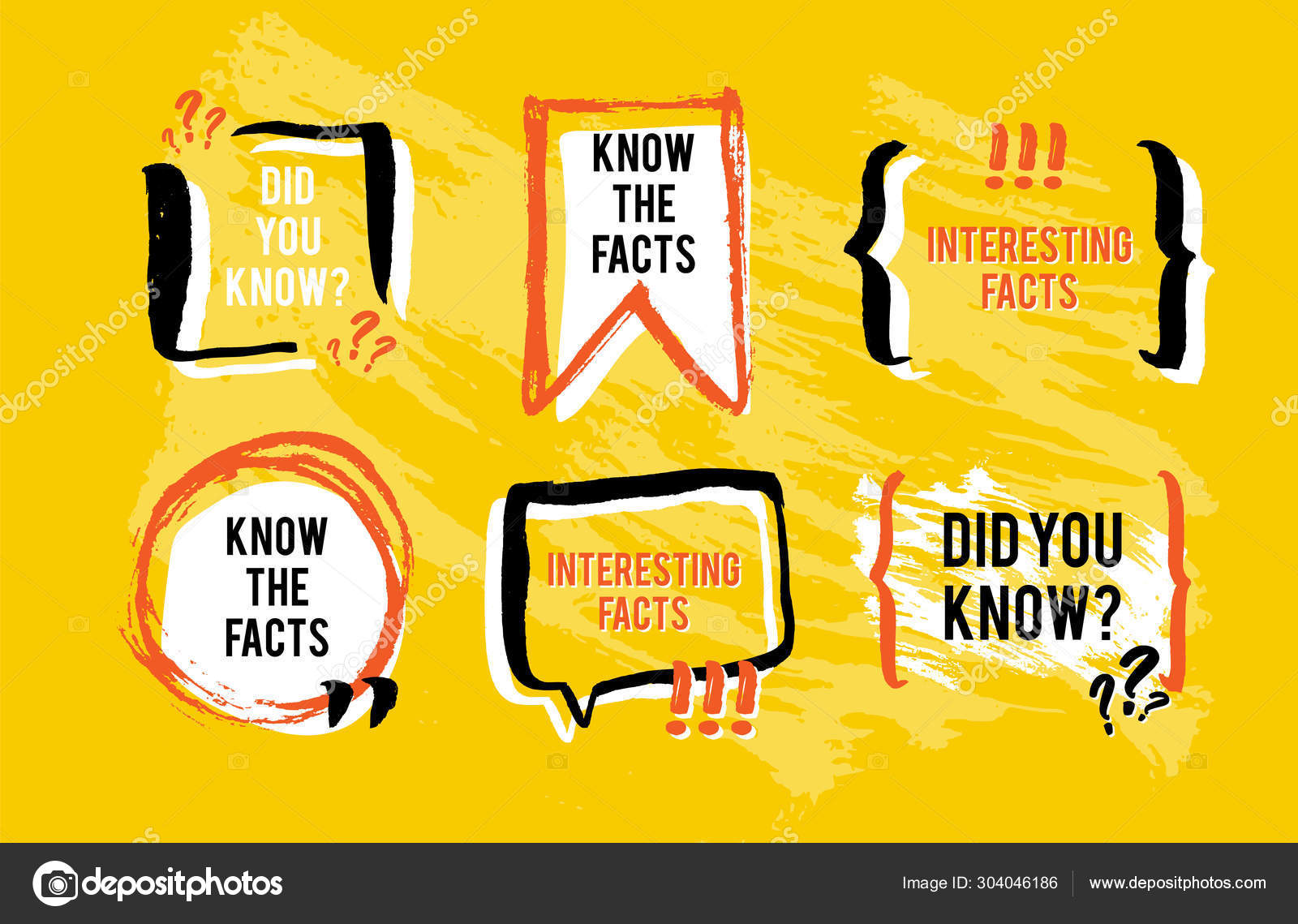 Know the Facts Brush Stain Icon. Fun Fact Idea Label. Banner for Business,  Marketing and Advertising Stock Vector - Illustration of paragraph,  quotation: 157953644