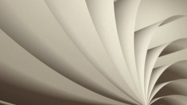 Kitap sayfaları takla atıyor. Dikişsiz Döngü, alan derinliği. 4k 3d Render.