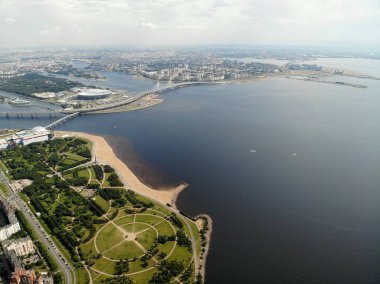 St. Petersburg, Krestovsky Stadyumu 'nun 300. yıldönümü parkı