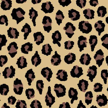 Dikişsiz desen leopar baskı. Baskı, duvar kağıdı, ev dekorasyonu, tekstil, ambalaj tasarımı, daveti veya Web sitesi arka plan doku.