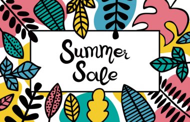 Yazı Yaz İndirimi. Farklı bitkilerin yaprakları ile süslenmiş dikdörtgen bir çerçeve içinde yazıt.