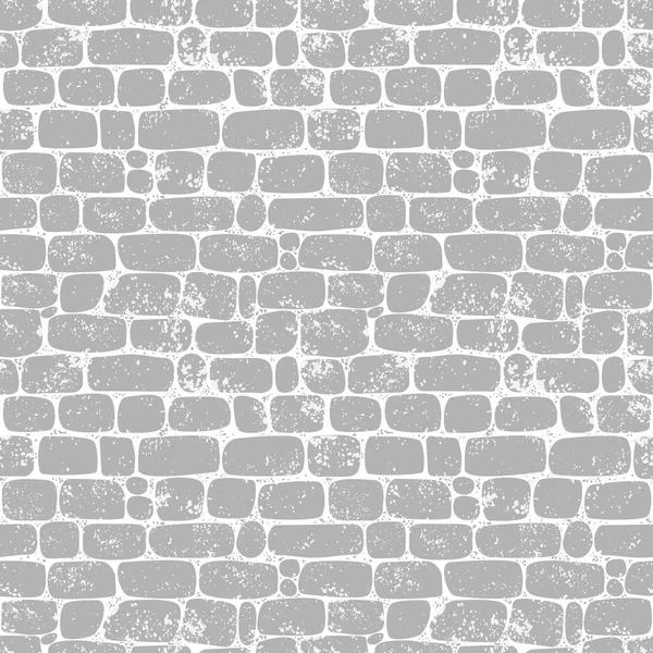 Patrón sin costuras. Pared de piedras dentadas grises. Textura para imprimir, papel pintado, decoración del hogar, textil, diseño de paquetes, invitación o fondo del sitio web . — Vector de stock