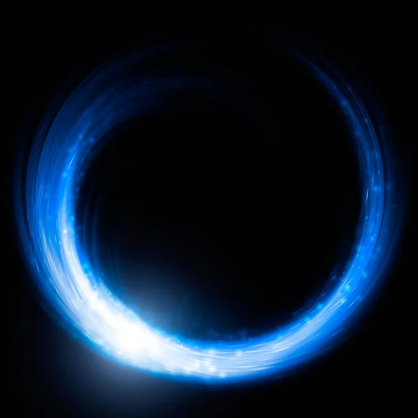 Blue glowing ring (background)