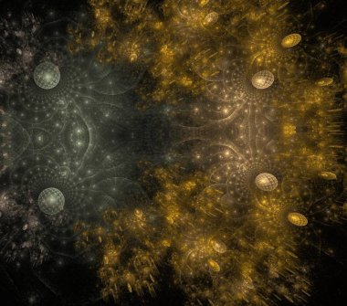 Çizimler psikedelik fraktal fraktal geometrik renkli süs