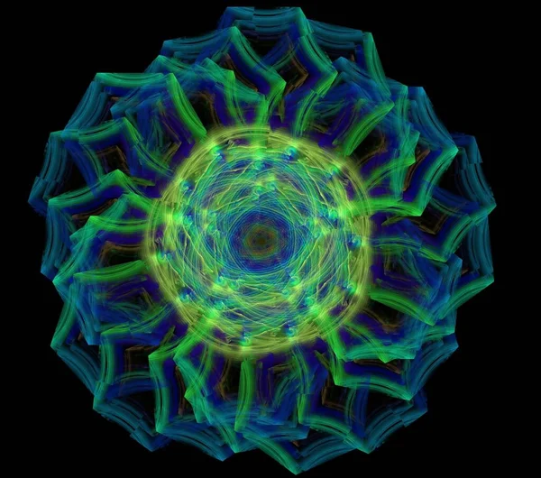 Çizimler psikedelik fraktal fraktal geometrik renkli süs