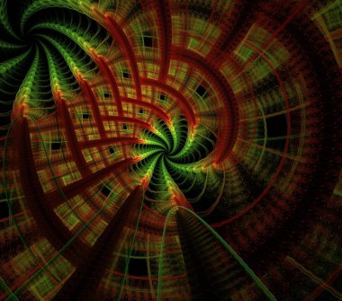 Çizimler psikedelik fraktal fraktal geometrik renkli süs
