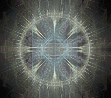 Çizimler saykodelik fraktal fraktal fraktal geometrik renkli süsleme 3D