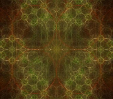 Çizimler saykodelik fraktal fraktal fraktal geometrik renkli süsleme 3D