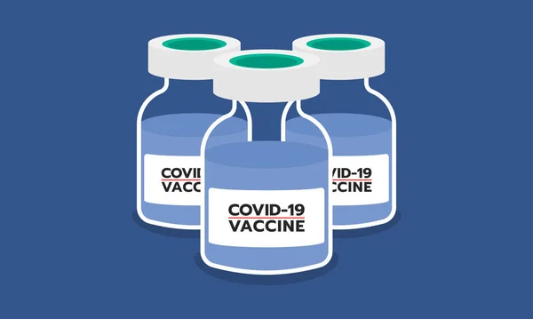 Covid 19疫苗 预防病毒 头孢病毒的图解 平面设计 — 图库矢量图片