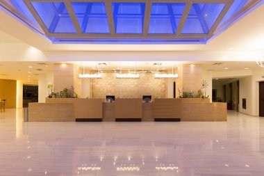 Otel resepsiyon alanı, Resepsiyon