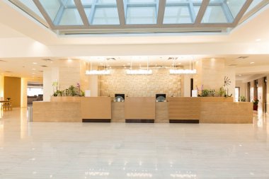 Otel resepsiyon alanı, Resepsiyon