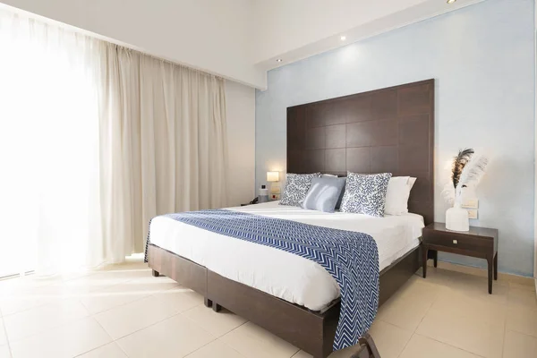 Interior Sea Hotel Bedroom — Stock Photo, Image