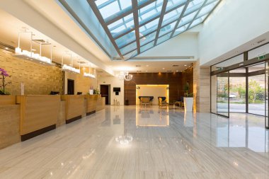 Otel resepsiyon alanı, Resepsiyon