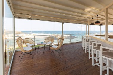 Deniz otel tesisi kafe bar