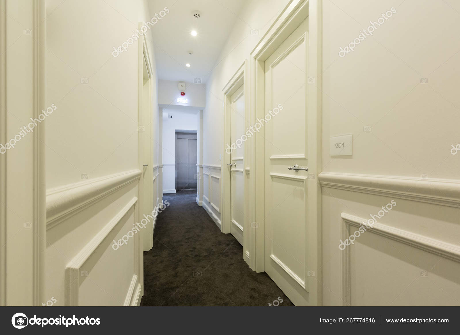 Hotel Interior Corridor Stock Photo C Rilueda 267774816