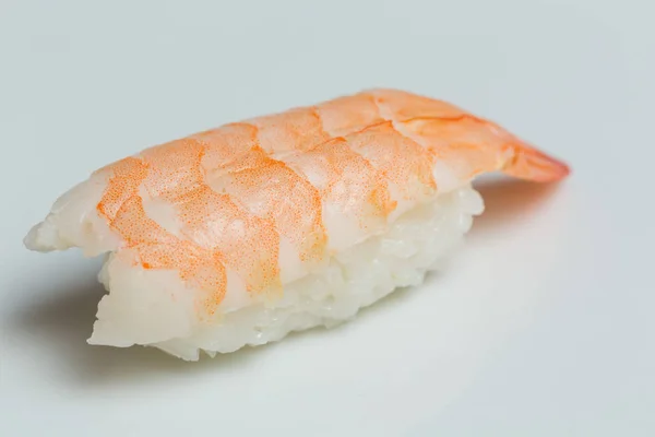 Nigiri sushi på vit bakgrund — Stockfoto