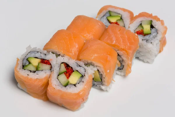 Sushi set with caviar — стокове фото