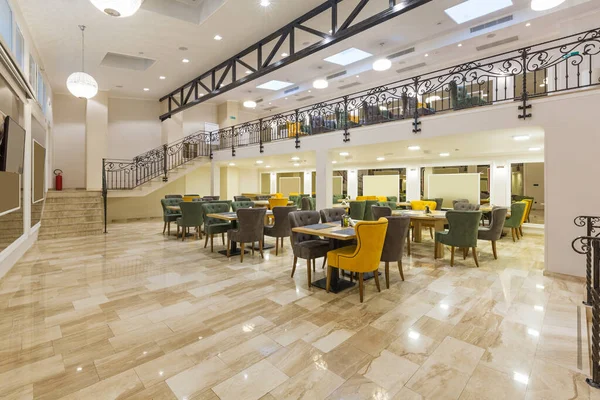 Interior Hotel Cafetería Restaurante — Foto de Stock