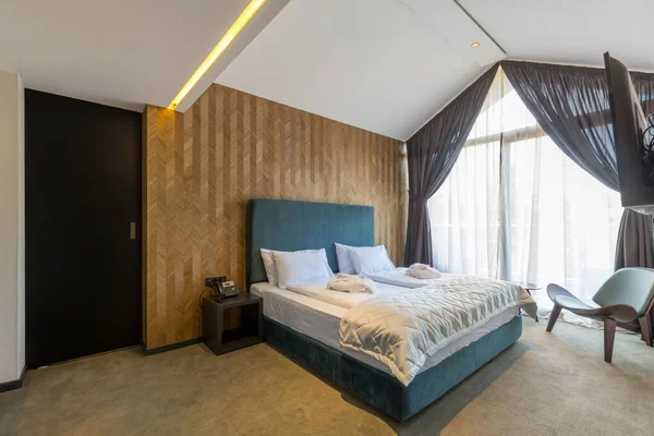 Interieur Van Een Luxe Hotelkamer Berghotel Resort — Stockfoto