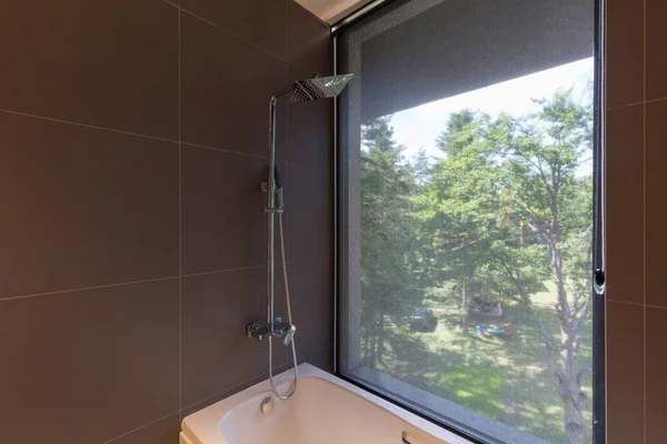 Interior Luxury Hotel Bathroom View — Stock Photo, Image