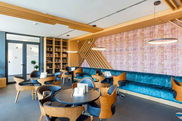 Interior Lounge Bar Moderno Vazio — Fotografia de Stock