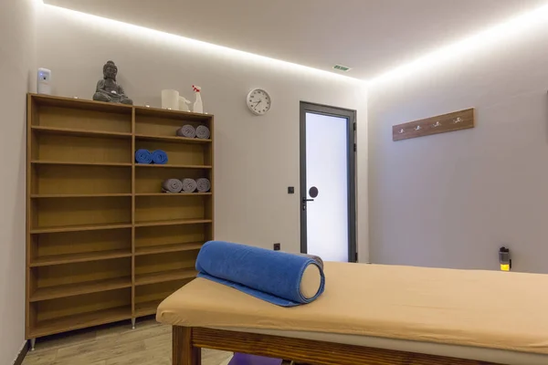Interno Una Sala Massaggi Hotel Spa Centro Benessere — Foto Stock