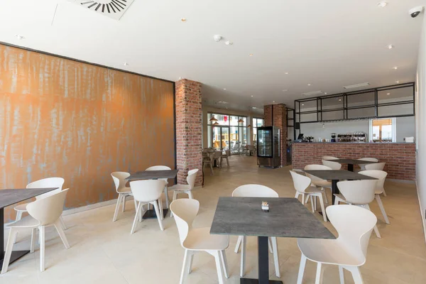 Interior Empty Hotel Restaurant — Stock Photo, Image