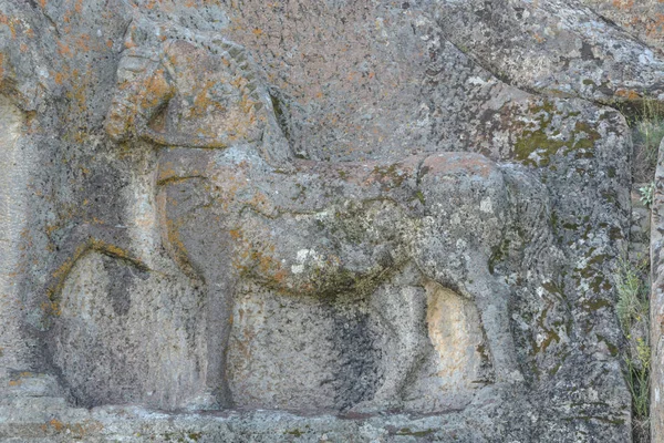 Blutige Arbeiten Einem Historischen Denkmal — Stockfoto