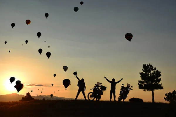 Libertà Viaggio Moto Scoprire Nuovi Luoghi — Foto Stock