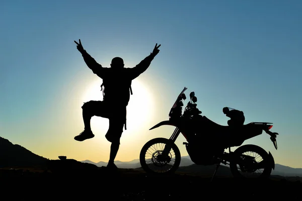 Motociclete Pasiune Traseu Succes — Fotografie, imagine de stoc